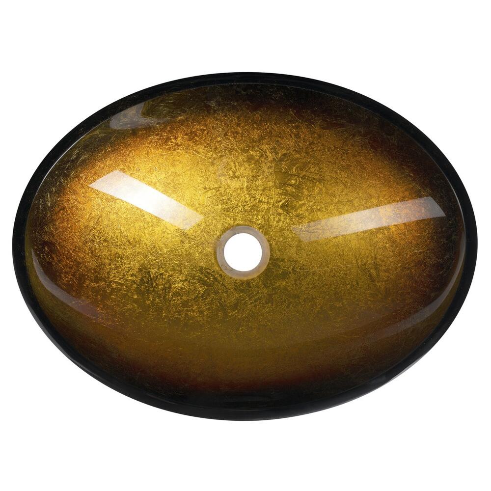SELVA Glaswaschtisch zum Aufsetzen 50,5x38cm, Gold