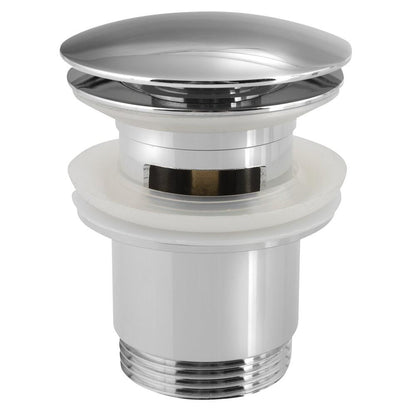 Ablaufgarnitur 5/4", klick-klack, großer Stopfen, H. 30-45mm, Chrom
