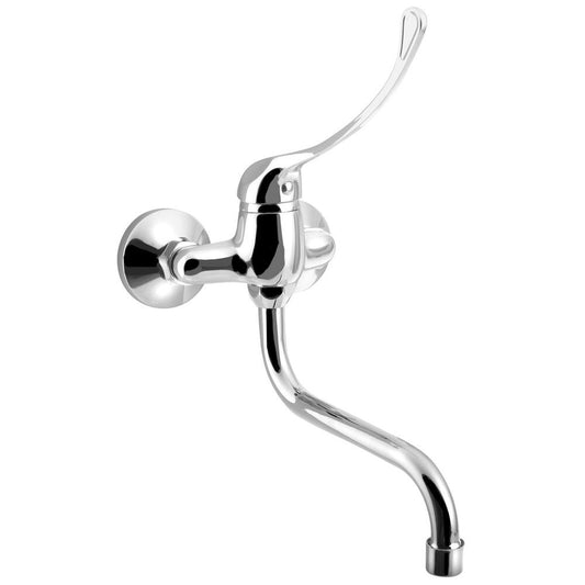 AQUALINE 35 Wandarmatur, langer Hebel, 177mm, Chrom