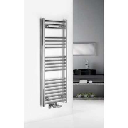 ALYA Badheizkörper gerade 500x1188mm, Mittelanschluss,300W, Chrom
