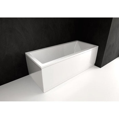 PLAIN 185 Frontschürze 185x59cm, rechts, weiß