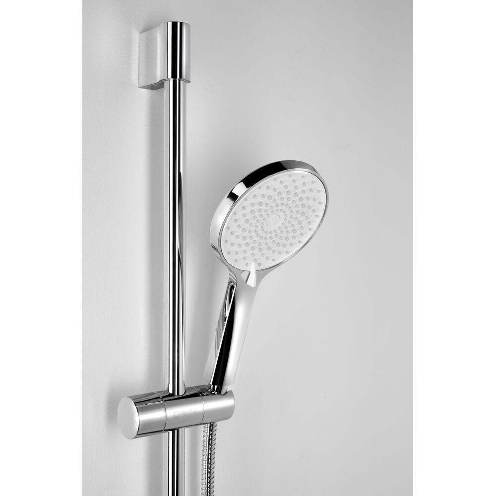 AMY Duschset mit Schiebehalter 980mm, Duschschlauch 1500mm, Chrom