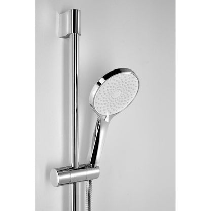 AMY Duschset mit Schiebehalter 980mm, Duschschlauch 1500mm, Chrom