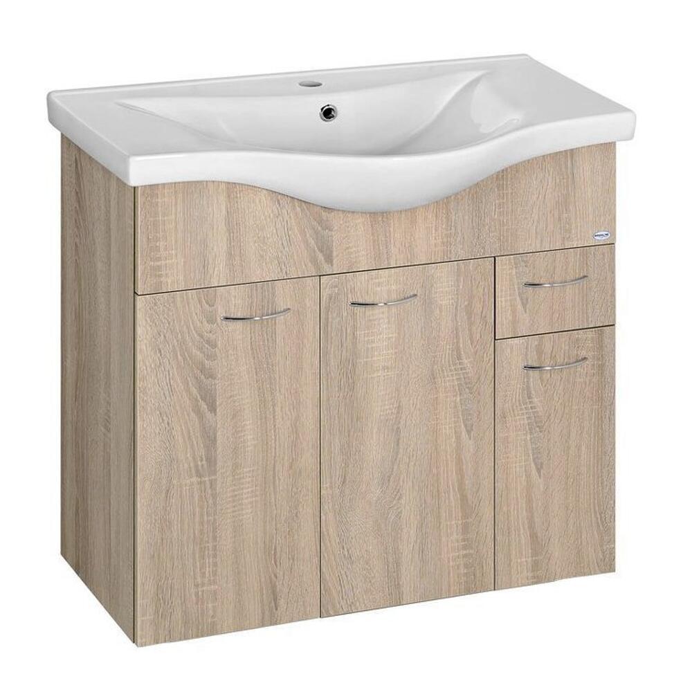 KERAMIA FRESH Unterschrank74,5x74x34,7cm, Eiche Hell