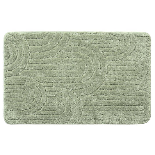 RIST Badematte, 50x80cm, 100% Polyester,Anti-Rutsch, Grün
