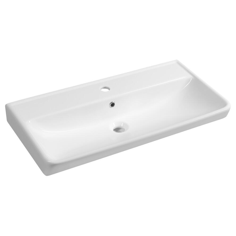 NEON Keramik-Waschtisch 80x41,5cm, weiss