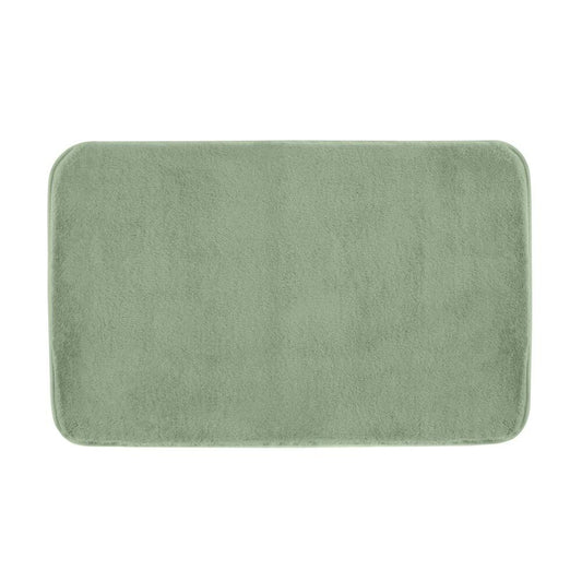 FUZZY Badematte, 60x100cm, 100% Polyester,Anti-Rutsch, Grün