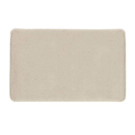FUZZY Badematte, 50x80cm, 100% Polyester, Anti-Rutsch, tortora