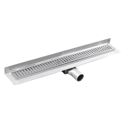 MANUS ONDA Bodenrinne aus Edelstahl mit Rost, wandhängend, L-650, DN50