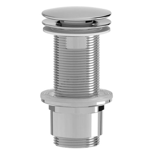 Nicht verschließbare Waschbecken-Ablaufgarnitur 5/4" 5/4", großer Stopfen, 10-80mm, ABS/chrom