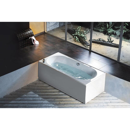 VIVA B Rechteckwanne mit Füßen 185x80x47cm, weiß