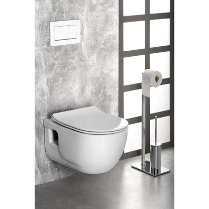 BRILLA Hänge-WC,spülrandlos, 36,5x53cm, weiss