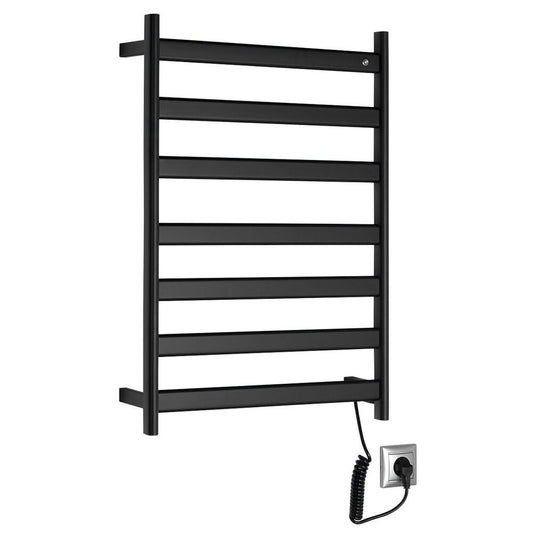 ELIAS  Handtuchtrockner elektrisch 490x730x110 mm, 105 W, schwarz mat
