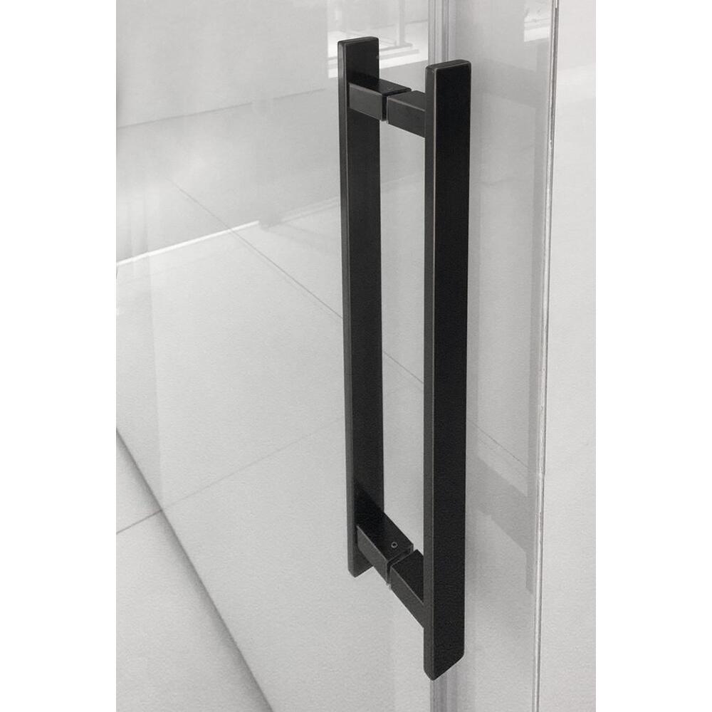 VOLCANO BLACK Rechteckige Duschkabine 1800x900mm L/R Variante