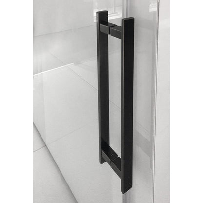 VOLCANO BLACK Rechteckige Duschkabine 1800x900mm L/R Variante