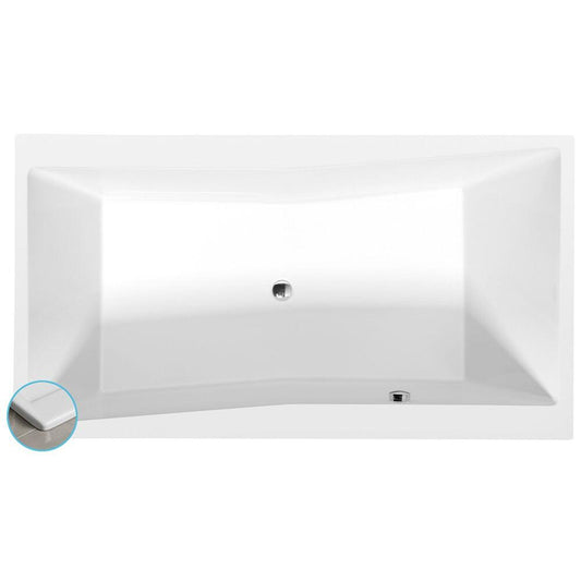 QUEST SLIM Rechteckwanne 190x100x49cm, Weiß