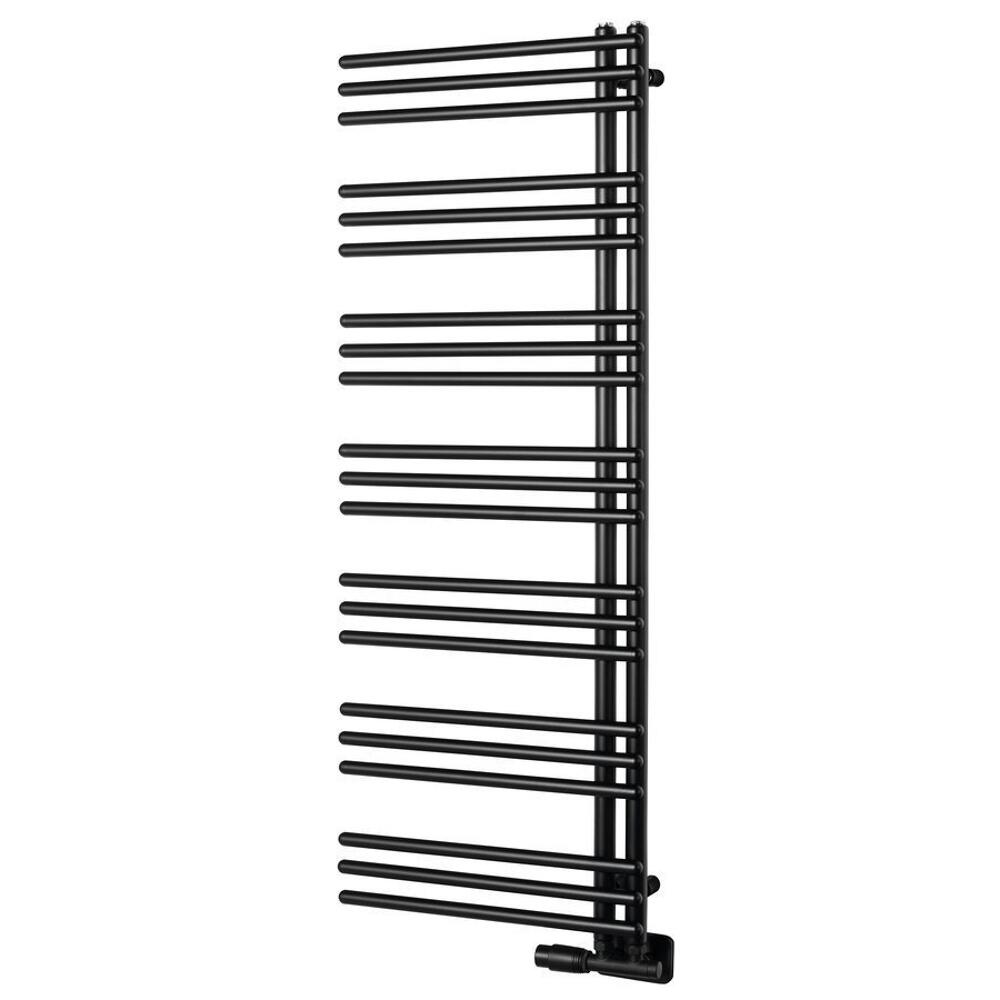 POSEIDON Badheizkörper 550x1340mm,500W,  schwarz matt