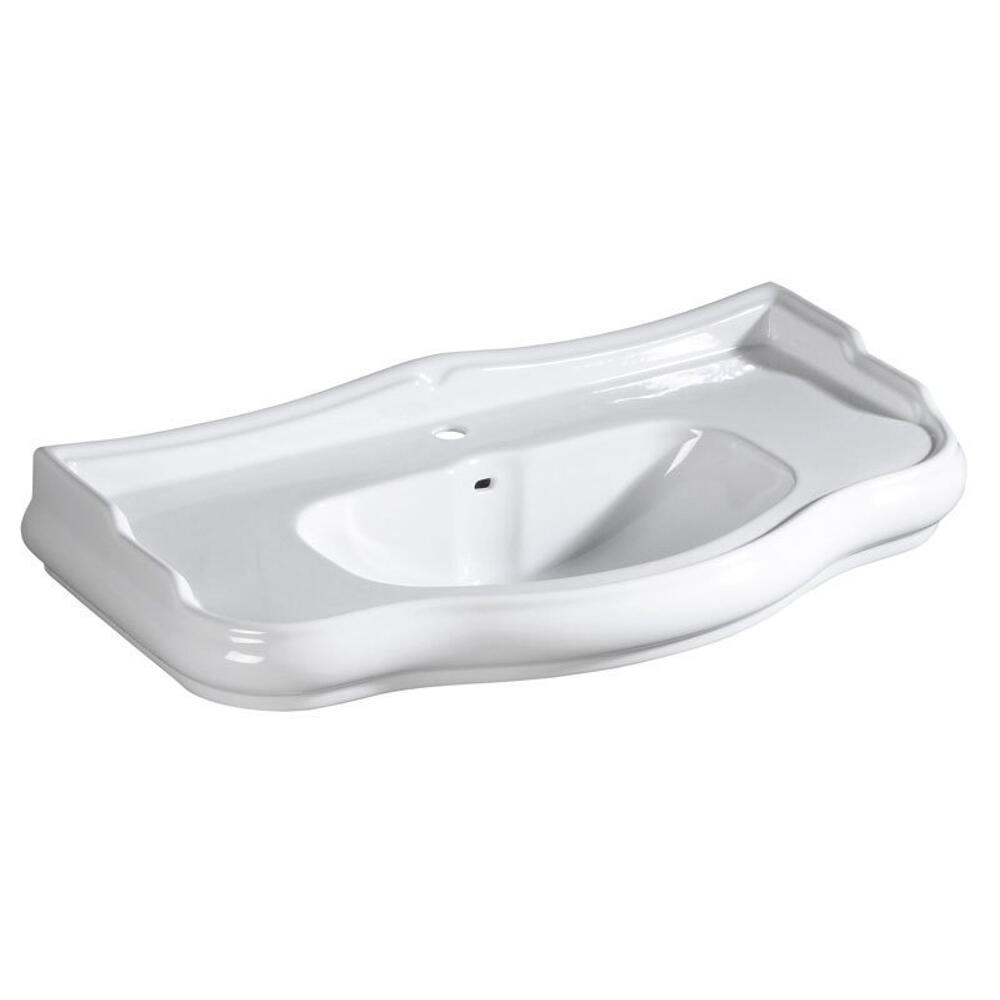RETRO Keramik-Waschtisch 100x54,5cm, weiß