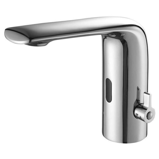 Sensor-Standarmatur mit Temperaturregelung, 6V DC (4xAA), Chrom