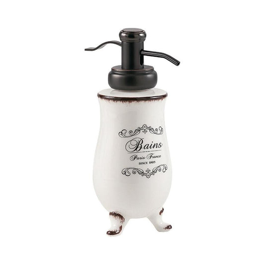AMELIE Stehender Seifenspender, 230ml, Keramik