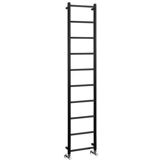 DINA Badheizkörper 350x1680mm, 300W,Schwarz matt