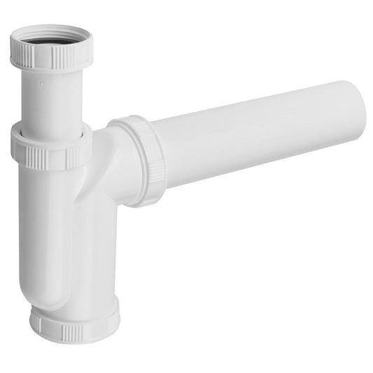 Spülbecken-Siphon 6/4", DN50, Weiß